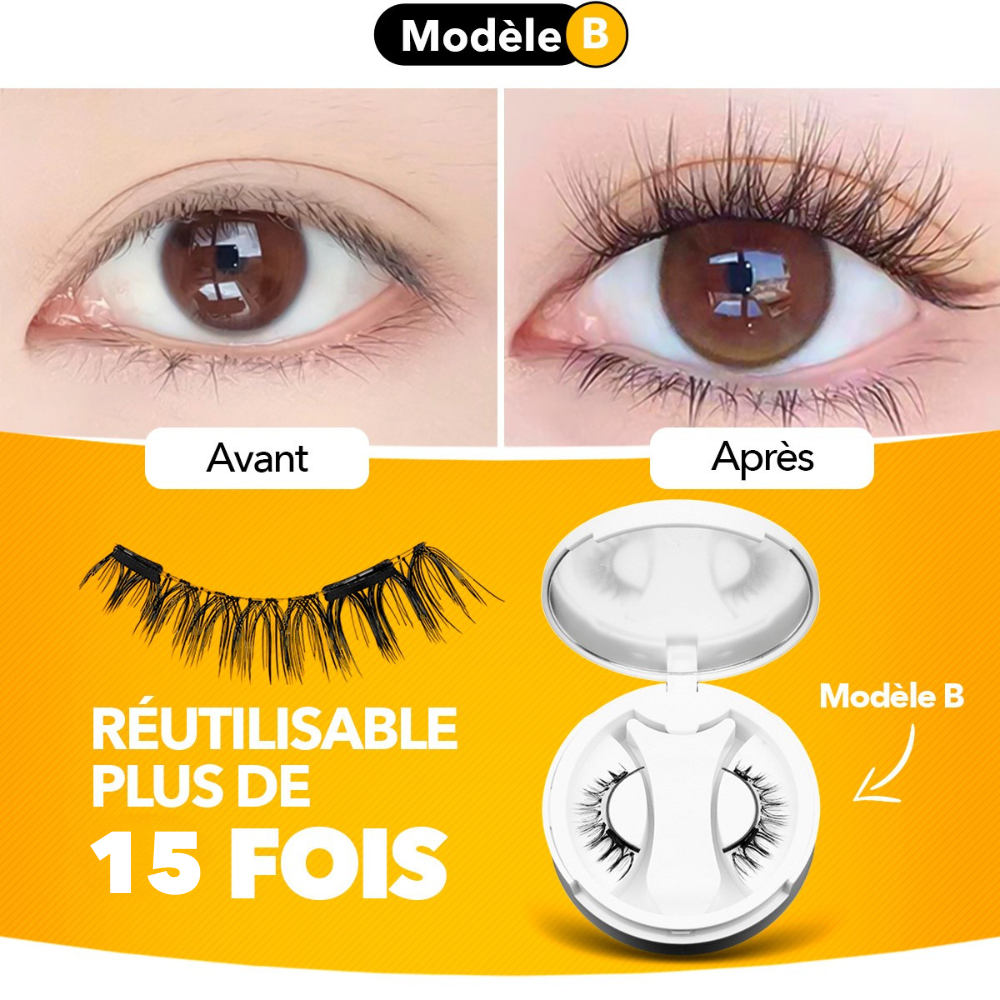 alluma. | Cils Magnétiques Réutilisables Plus de 15 Fois